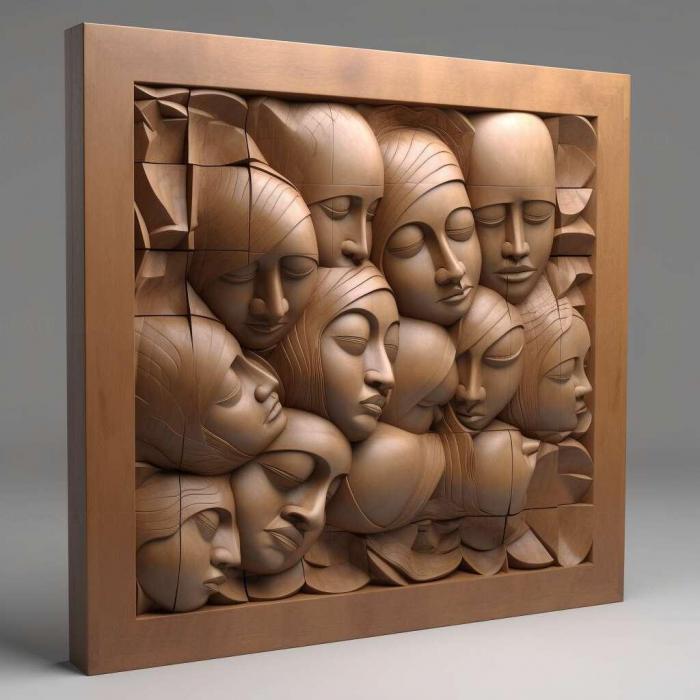 نموذج ثلاثي الأبعاد لآلة CNC 3D Art 